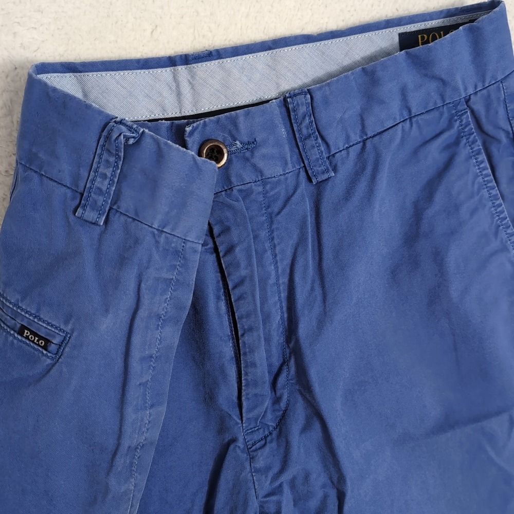 Polo Ralph Lauren Shorts Men's 30x9 Blue Chino Classic Fit Pima Cotton Golf